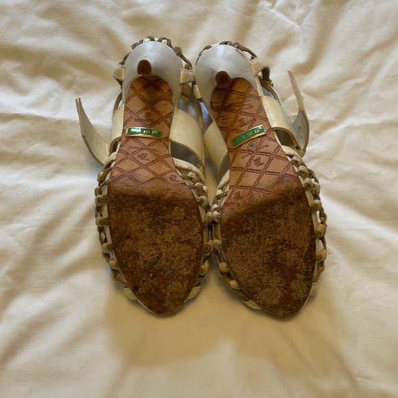 LAMB Cream Leather Pumps - Picture 2 of 6